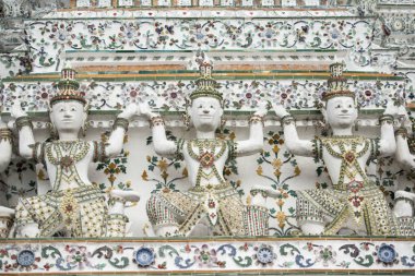 Wat Arun Wang Lang Thonburi Tayland Bangkok şehir içinde. Tayland, Bangkok, Kasım, 2017.