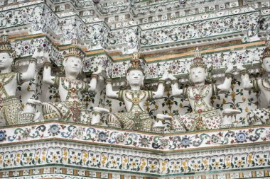 Wat Arun Wang Lang Thonburi Tayland Bangkok şehir içinde. Tayland, Bangkok, Kasım, 2017.