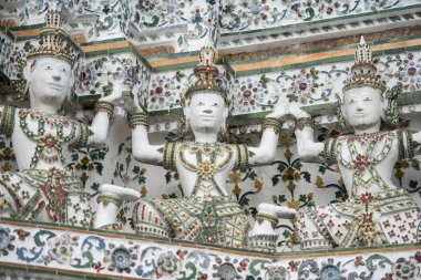 Wat Arun Wang Lang Thonburi Tayland Bangkok şehir içinde. Tayland, Bangkok, Kasım, 2017.