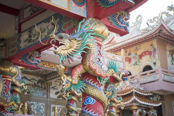 Chinese Tempel Van Thepsathit Phra Kiti Chaloem Stad Van Ang — Stockfoto