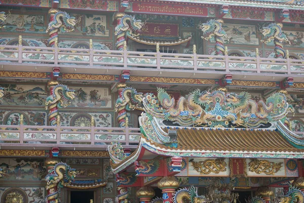 Chinese Tempel Van Thepsathit Phra Kiti Chaloem Stad Van Ang — Stockfoto