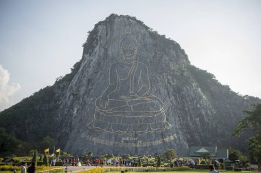 Buda Cliff, Khao Chee Chan Sattahip illage Provinz Chonburi Tayland Pattaya şehir yakınında. Tayland, Pattaya, Kasım, 2017.