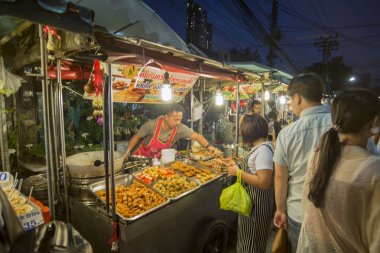 Tayland Bangkok şehir Chatuchak Hafta sonu Pazar. Tayland, Bangkok, Kasım, 2017.