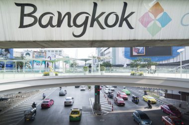 Yeni Siam Square Tayland Bangkok şehir. Tayland, Bangkok, Kasım, 2017.