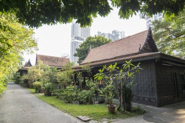 Bay Kukrit Pramoj evde Sathon Tayland Bangkok şehir. Tayland, Bangkok, Kasım, 2017.