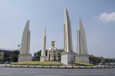 Demokrasi Anıtı şehir Bangkok Tayland. Tayland, Bangkok, Kasım, 2017.