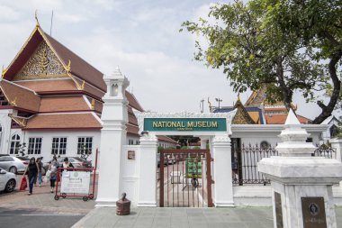 Sanam Luang Park Tayland Bangkok şehir, Tayland Ulusal Müze. Tayland, Bangkok, Kasım, 2017