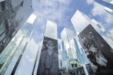Kral Bhumipol Wang Lang Thonburi Tayland Bangkok şehir içinde Siriraj Hastanesi'nde Siriraj Bimukstan müzede Anıtı. Tayland, Bangkok, Kasım, 2017.