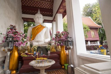 Wat Rakangkositaram Wang Lang Thonburi Tayland Bangkok şehir içinde. Tayland, Bangkok, Kasım, 2017