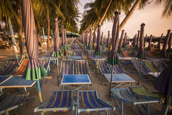 Bang Saen Beach Cidade Bangsaen Província Chonburi Tailândia Tailândia Bangsaen — Fotografia de Stock