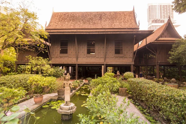 Kukrit Pramoj House Sathon City Bangkok Thailand Tailândia Bangkok Novembro — Fotografia de Stock