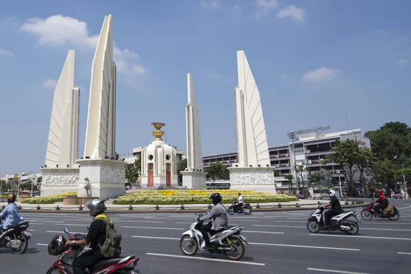 Monument Démocratie Dans Ville Bangkok Thaïlande Thaïlande Bangkok Novembre 2017 — Photo