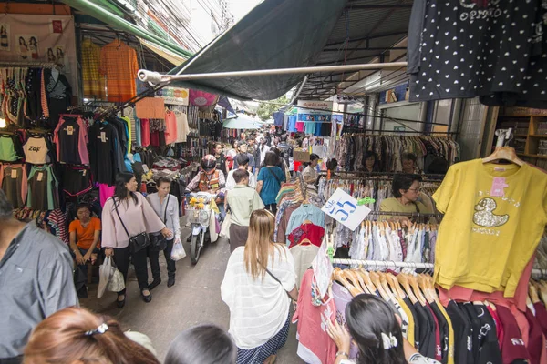 Mercado Rua Wang Lang Thonburi Cidade Bangkok Tailândia Tailândia Bangkok — Fotografia de Stock