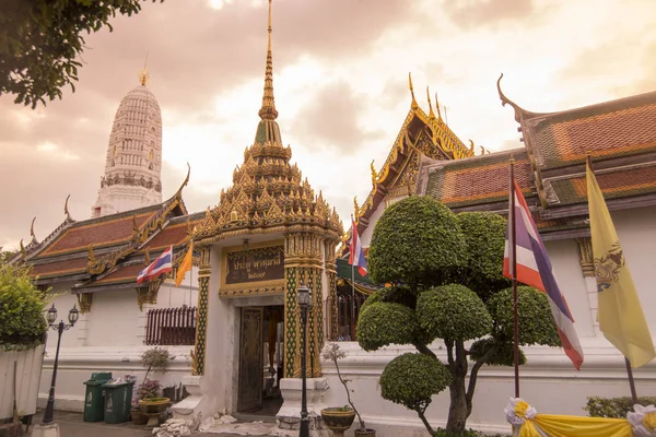 Wat Rakangkositaram Wang Lang Thonburi Městě Bangkoku Thajsku Thajsko Bangkok — Stock fotografie