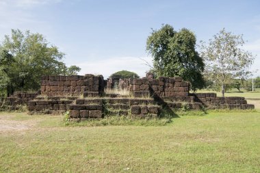 Kuti Rusi Khmer harabe Provinz Nakhon Ratchasima Tayland Isan içinde Phimai kasaba yakınlarında. Tayland, Phimai, Kasım, 2017.