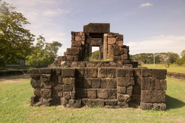 Kuti Rusi Khmer harabe Provinz Nakhon Ratchasima Tayland Isan içinde Phimai kasaba yakınlarında. Tayland, Phimai, Kasım, 2017.