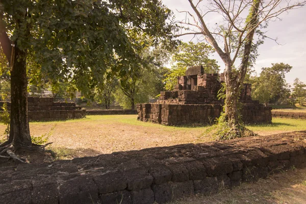 Khmer Reruntuhan Kuti Rusi Dekat Kota Phimai Provinz Nakhon Ratchasima — Stok Foto