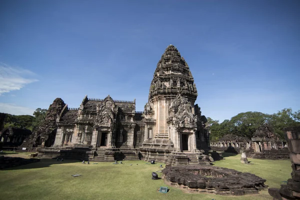 Khmer Tapınağı Kalıntıları Provinz Nakhon Ratchasima Tayland Isan Içinde Phimai — Stok fotoğraf