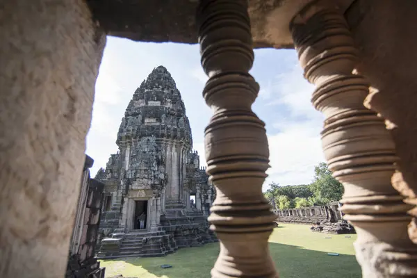 Khmer Temple Ruins Phimai Historical Park Phimai Festival Town Phimai — Stock Photo, Image