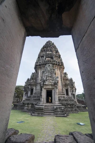 Khmer Temple Ruins Phimai Historical Park Phimai Festival Town Phimai — Stock Photo, Image