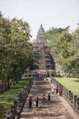 khmer Phanom basamak Historical Park Isan kuzeydoğu Tayland Buri Ram il Tapınağı kalıntıları. Tayland, Buriram, Kasım, 2017.