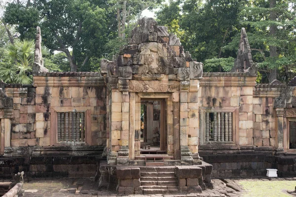 Las Ruinas Del Templo Khmer Prasat Muang Tam Provincia Buri — Foto de Stock