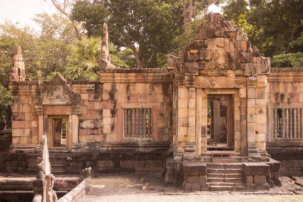 Khmer Prasat Muang Tam Isan Północno Wschodniej Tajlandii Prowincji Buri — Zdjęcie stockowe