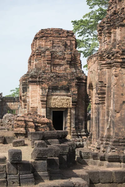 Las Ruinas Del Templo Khmer Prasat Muang Tam Provincia Buri — Foto de Stock