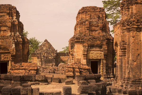 Las Ruinas Del Templo Khmer Prasat Muang Tam Provincia Buri — Foto de Stock