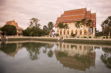 Wat Klang Buriram kuzeydoğu Tayland Isan Buri Ram il, şehir merkezinde. Tayland, Buriram, Kasım, 2017.