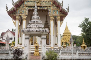 Wat Klang Buriram kuzeydoğu Tayland Isan Buri Ram il, şehir merkezinde. Tayland, Buriram, Kasım, 2017.