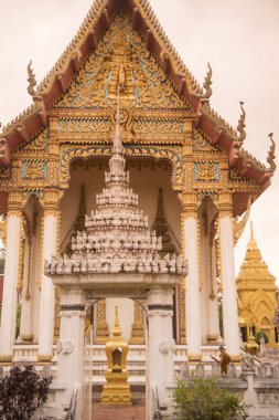 Wat Klang Buriram kuzeydoğu Tayland Isan Buri Ram il, şehir merkezinde. Tayland, Buriram, Kasım, 2017.