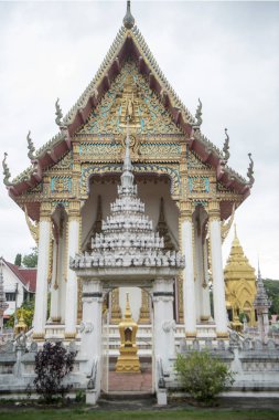 Wat Klang Buriram kuzeydoğu Tayland Isan Buri Ram il, şehir merkezinde. Tayland, Buriram, Kasım, 2017.