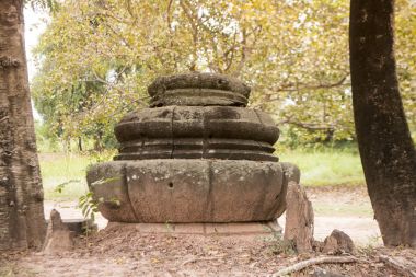 Khmer Tapınağı saldırın ku suan taeng, kasaba od yasağı don wai Isan kuzeydoğu Tayland Buri Ram il. Tayland, Buriram, Kasım, 2017