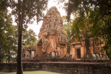 Khmer Tapınağı saldırın ku suan taeng, kasaba od yasağı don wai Isan kuzeydoğu Tayland Buri Ram il. Tayland, Buriram, Kasım, 2017