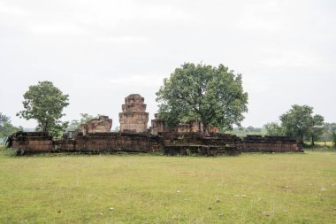 Prasat Nong Hong Buriram şehir Isan kuzeydoğu Tayland Buri Ram eyaletinin güneyinde. Tayland, Buriram, Kasım, 2017.