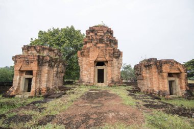 Prasat Nong Hong Buriram şehir Isan kuzeydoğu Tayland Buri Ram eyaletinin güneyinde. Tayland, Buriram, Kasım, 2017.