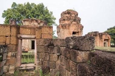 Prasat Nong Hong Buriram şehir Isan kuzeydoğu Tayland Buri Ram eyaletinin güneyinde. Tayland, Buriram, Kasım, 2017.