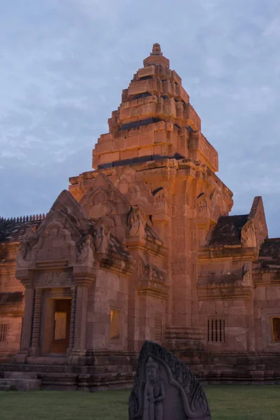 Buriram Város Buri Ram Északkeleti Foyló Újra Khmer Templom Buriram — Stock Fotó