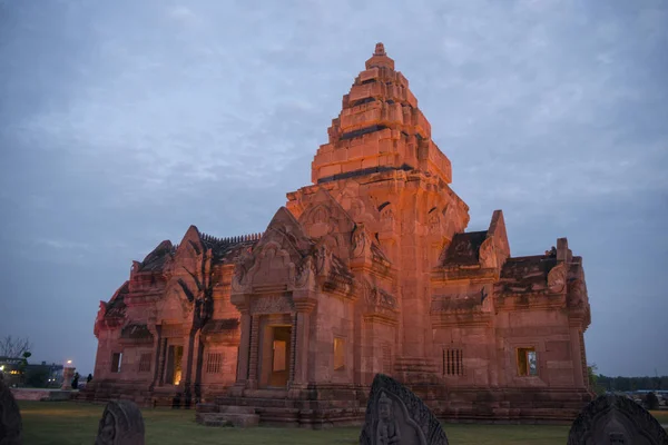 Der Nachgebaute Khmer Tempel Der Buriram Burg Der Stadt Buriram — Stockfoto