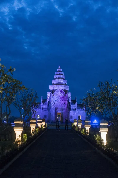 Templo Khmer Recreado Del Castillo Buriram Ciudad Buriram Provincia Buri — Foto de Stock