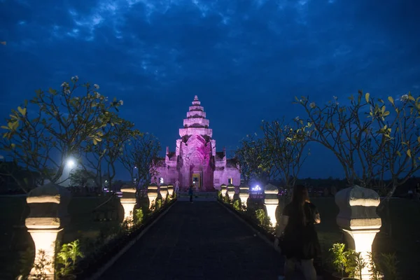 Återskapade Khmer Templet Buriram Slottet Staden Buriram Provinsen Buri Ram — Stockfoto
