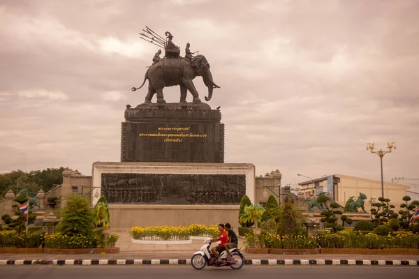 Monument King Rama Dans Centre Ville Buriram Dans Province Buri — Photo