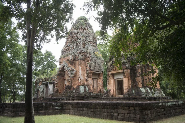 Tempio Khmer Prang Suan Taeng Alla Città Ban Don Wai — Foto Stock