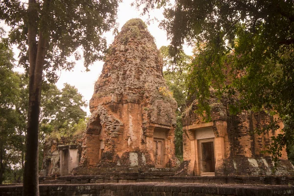 Kambodzsai Templom Prang Suan Margaréta Város Tilalom Don Wai Buri — Stock Fotó