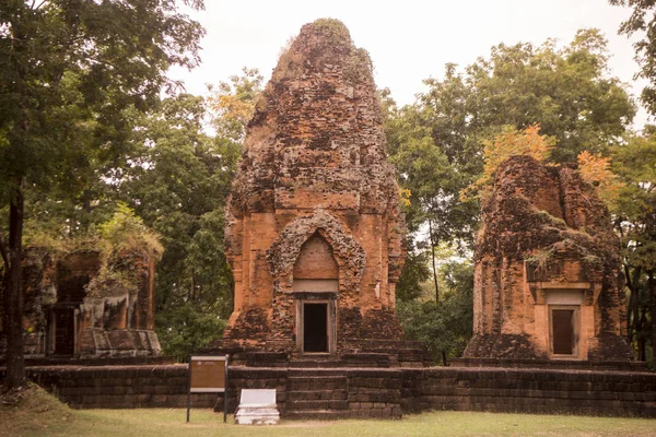 Khmer Tapınağı saldırın ku suan taeng, kasaba od yasağı don wai Isan kuzeydoğu Tayland Buri Ram il. Tayland, Buriram, Kasım, 2017