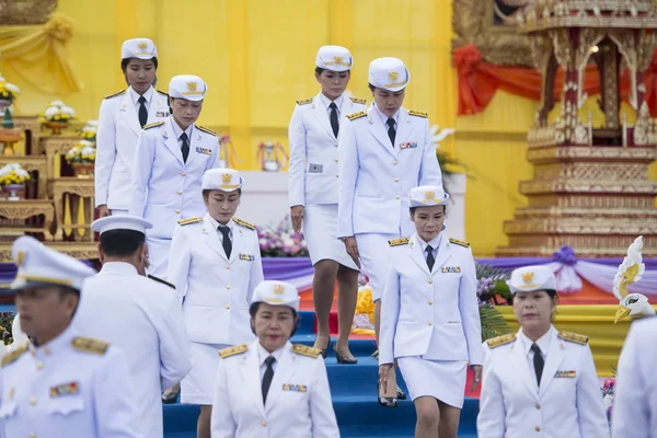 Thai Army People Tradititional Longboat Race Mun River Town Satuek — Stock Photo, Image