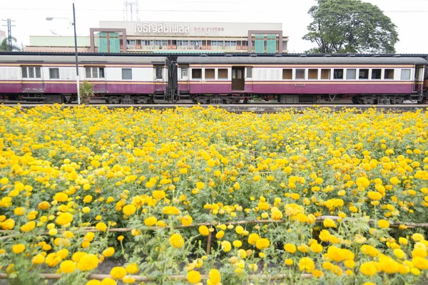 Der Bahnhof Der Stadt Buriram Der Provinz Buri Ram Isan — Stockfoto