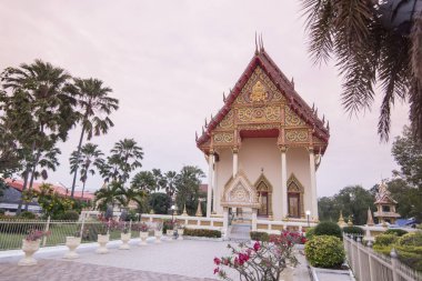 Wat Klang Buriram kuzeydoğu Tayland Isan Buri Ram il, şehir merkezinde. Tayland, Buriram, Kasım, 2017.