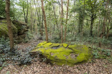 eski taş ocağı Khmer, şehir yasak Kruat, Buriram şehir Isan kuzeydoğu Tayland Buri Ram eyaletinin güneyinde. Tayland, Buriram, Kasım, 2017.